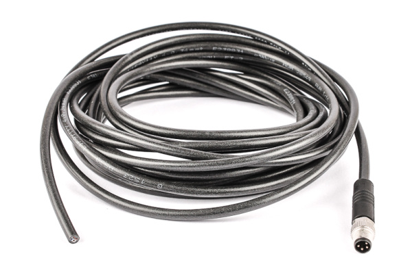 BINDER Plug Circular M8 4p with Cable 5m 79-3381-55-04