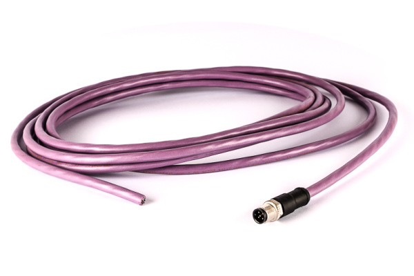 BINDER Plug Circular M12 5p with Cable 5m 77-2529-0000-50705-0500