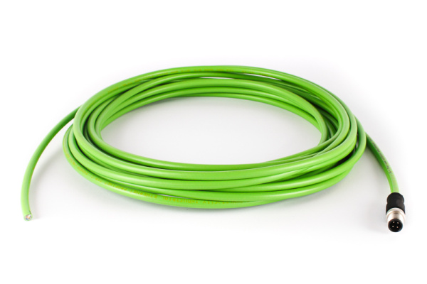 BINDER Plug Circular M12 4p with Cable 10m 77-4529-0000-50704-1000