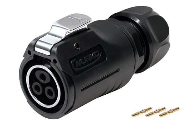 Crimp Type Plastic+Metal Female Plug CNLINKO LP-20-J03PE-31-003A