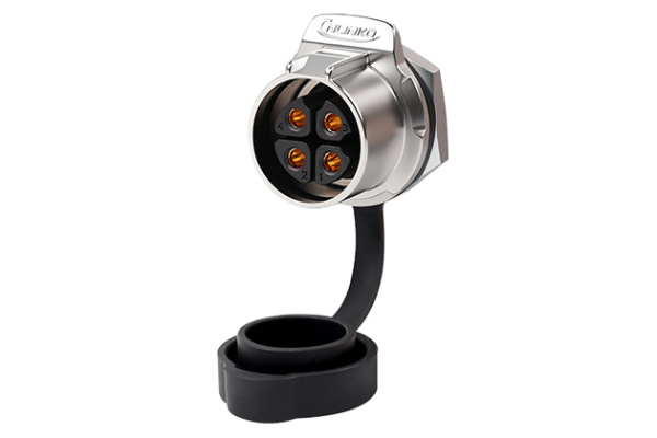 Single Hole Female Socket With Snap Ring Shield CNLINKO LP-20-J04SX-03-131A
