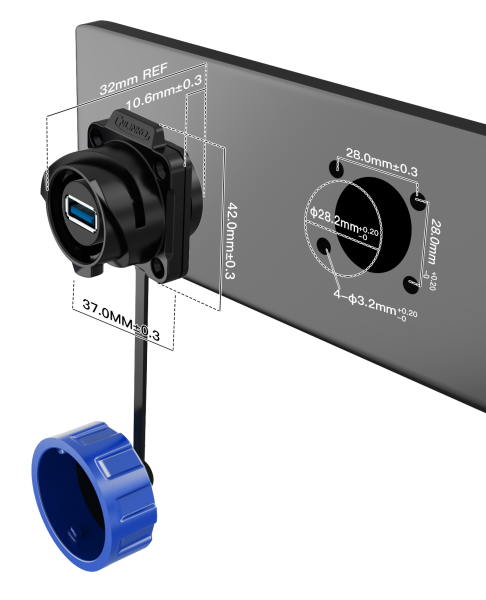 картинка  CNLINKO YM-24-J/USB3/213/SX-42-401 