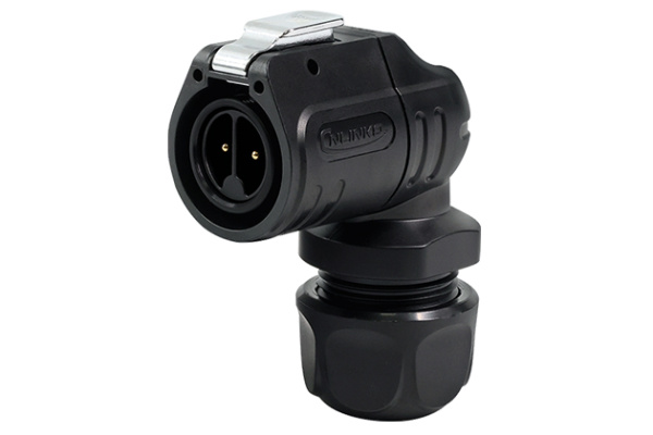 90° Plastic Male Plug CNLINKO LP-16-C02PE-02-012A