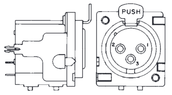 SWITCHCRAFT Socket Circular XLR 3p THT PQG3FST112