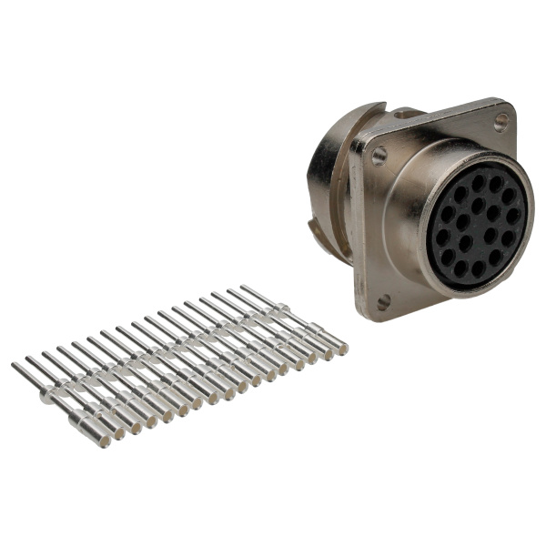 ITT Male receptacle 3p CA02COM-E20-29P-B-01