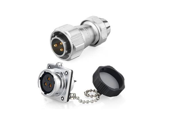 Male Plug + Female Four-hole Socket CNLINKO YZ-20-C03PE-03-001A / YZ-20-J03SX-03-401A