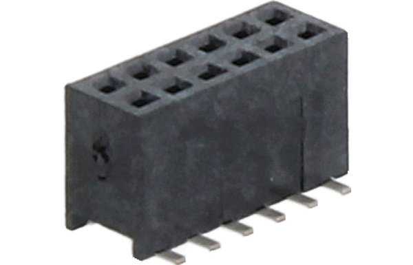 AMPHENOL ICC Vertical SMT receptacle 2x6p 20021321-00012T4LF