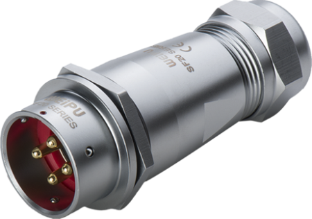 Вилка межкабельная Weipu SF2011/P6BI1