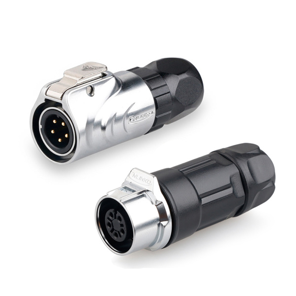 In-line receptacle(Male Plug) CNLINKO LP-12-J05PP-01-001