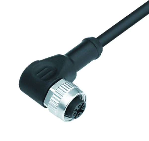 BINDER Socket Circular M12 3p with Cable 5m 77-3434-0000-50003-0500