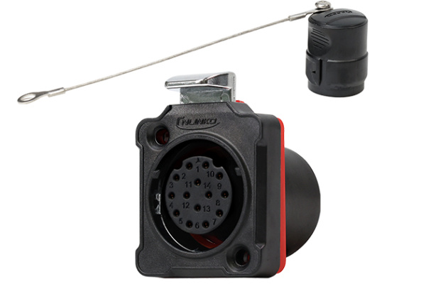 Two Hole Plastic Female Socket CNLINKO BD-24-J14SX-02-201A