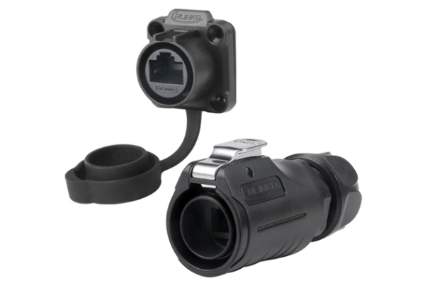 Four hole socket CNLINKO LP-20-C/RJ45/015/PE-42-002