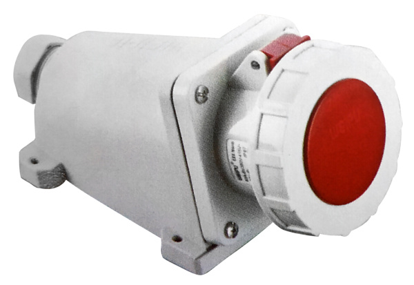 Розетка стационарная 2P+PE 500В~ 125А IP67 TYP65027
