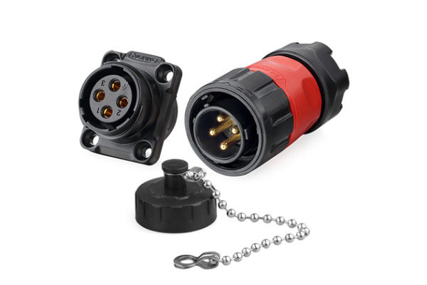 Plug+socket CNLINKO YM-20-J04SX-02-402A / YM-20-C04PE-02-002