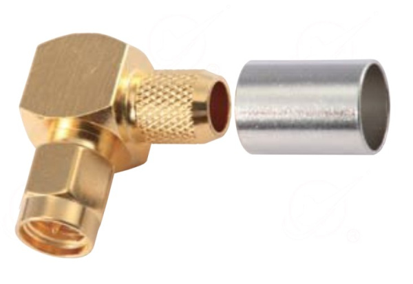 Вилка кабельная угловая SMA-C-JWS JC3.650.901