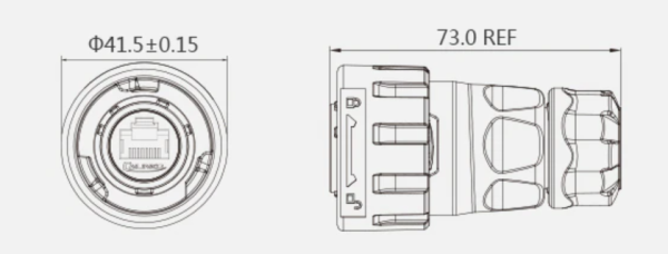 картинка  CNLINKO YM-24-C/RJ45/015/PE-42-001 