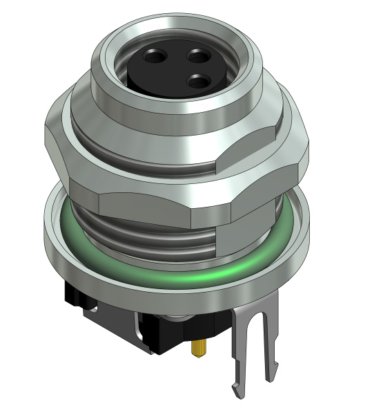 CONEC Socket Circular M8 3p THR SAL-8S-FKH3-X6