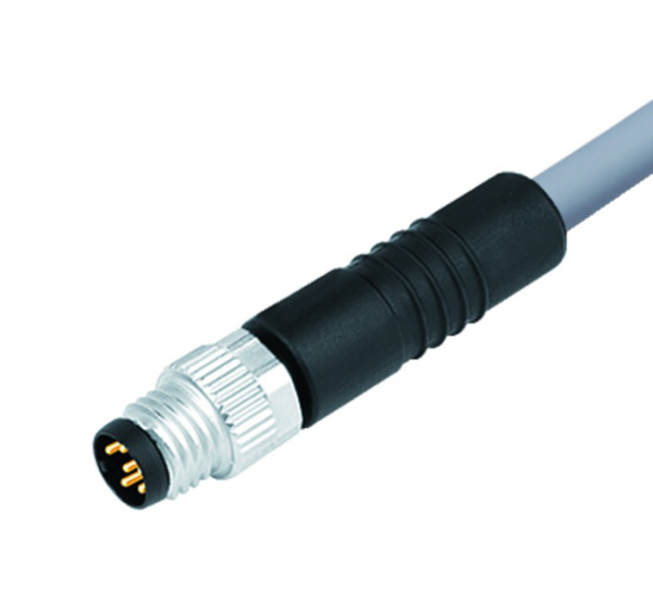 BINDER Plug Circular M8 8p with Cable 5m 77-3405-0000-20008-0500