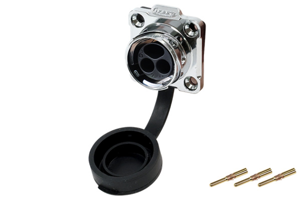 Crimp Type Four Hole Metal Male Socket CNLINKO DH-20-C03SX-33-403A
