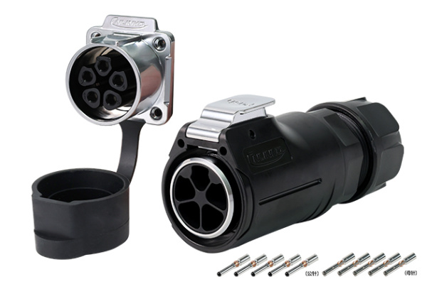 Metal+Plastic Four Holes Flange Formal Mounting CNLINKO LP-32-J05SX-33-401A/ LP-32-C05PE-31-001A