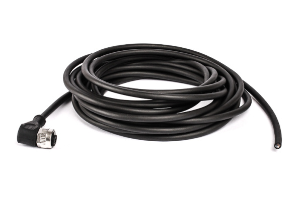 BINDER Socket Circular M12 4p with Cable 5m 79-3434-37-04
