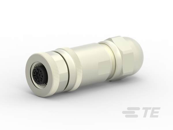 TE CONNECTIVITY Socket Circular M12 8p Screwclamp T4110012081-000