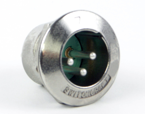 SWITCHCRAFT Plug Circular XLR 3p Solder B3M