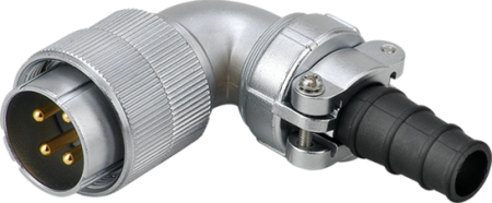 Розетка кабельная угловая Weipu WF32K8BTV1