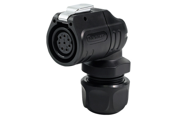 90° Single Hole Plastic Female Socket CNLINKO LP-16-J08PE-02-012A