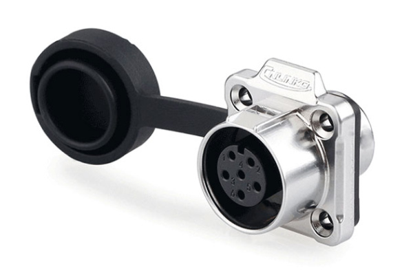 Metal Four hole Female socket CNLINKO LP-12-J06SX-03-401