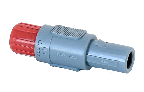 ITT Plug Circular PL 6p Solder PLA1G222006