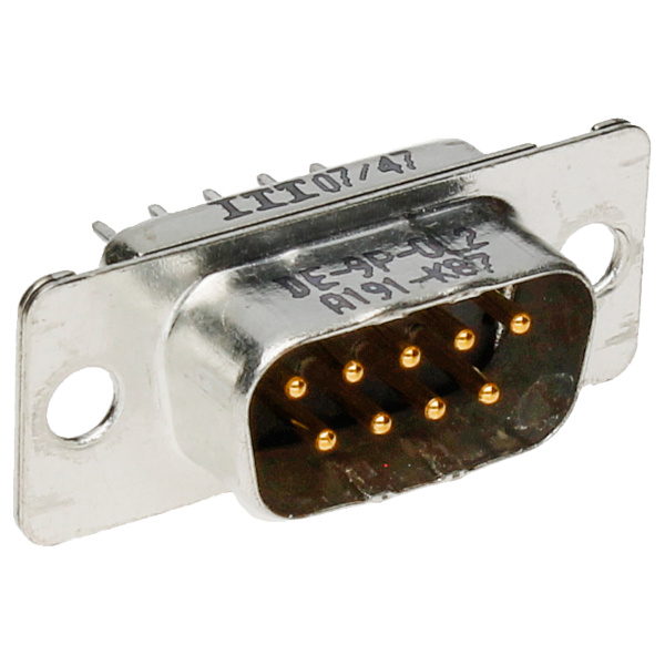 ITT Plug D-Sub STD 9p Solder DE9P-OL2-A191-K87