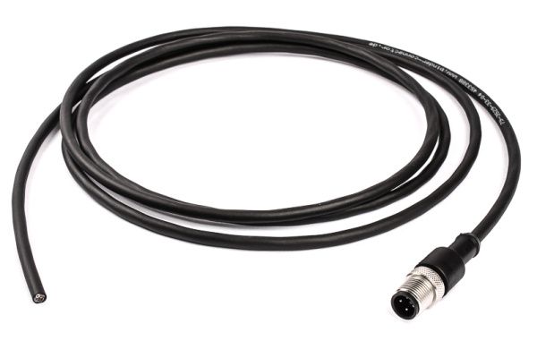 BINDER Plug Circular M12 4p with Cable 2m 79-3529-33-04