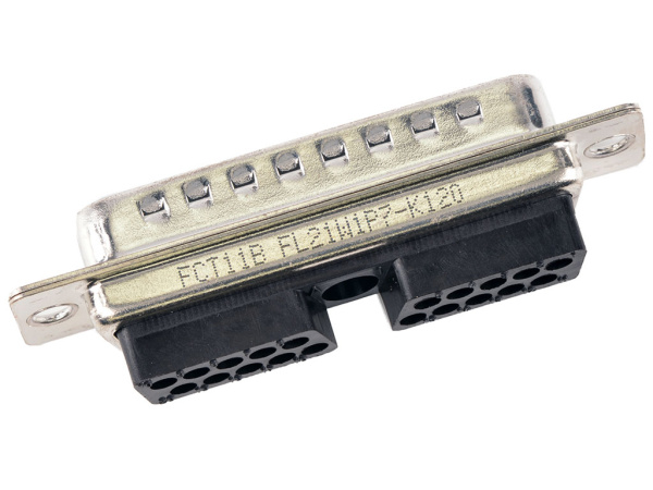 FCT D-Sub Male connector shell FL21W1P7-K120