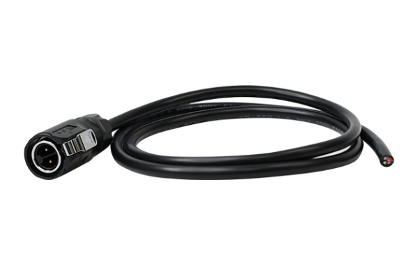 Standard Model 2 Pin L=1M Metal+Plastic Male Plug+Cable With Soldering CNLINKO LP16-02-MP-E-1M-004