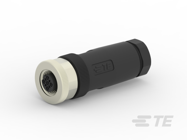 TE CONNECTIVITY Socket Circular M12 4p Screwclamp T4110402041-000