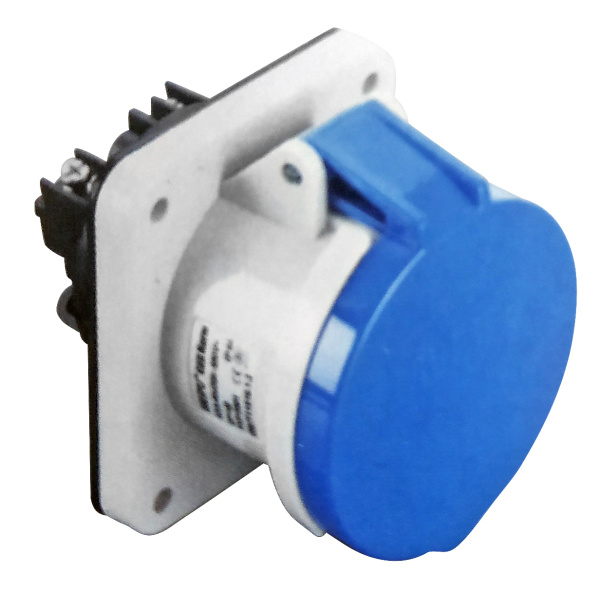 Розетка панельная Weipu TYP59239 63А-9ч/230В 3P+PE+N IP44