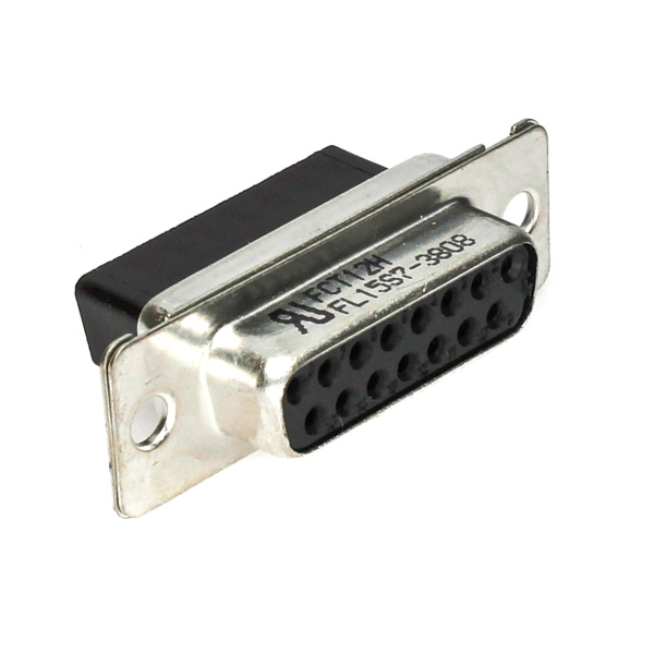 FCT D-Sub Connector shell female 15p FL15S7-3808