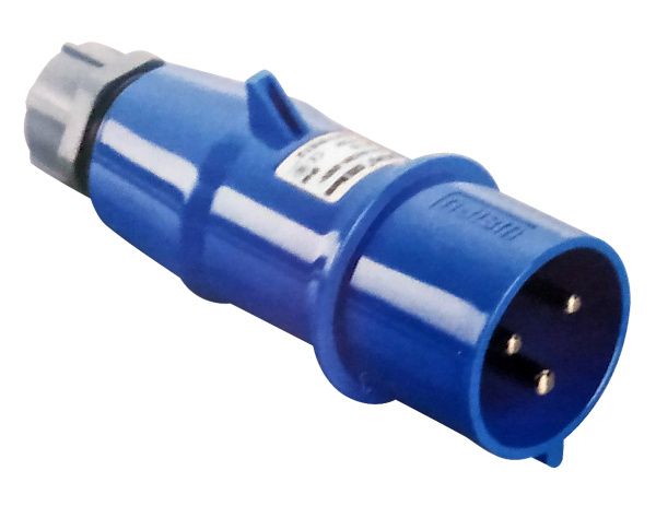Вилка кабельная Weipu TYP2817 32А-7ч/500В 2P+PE IP44