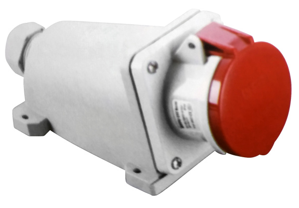 Розетка стационарная Weipu TYP69232 63А-2ч/50В 3P+PE+N IP44
