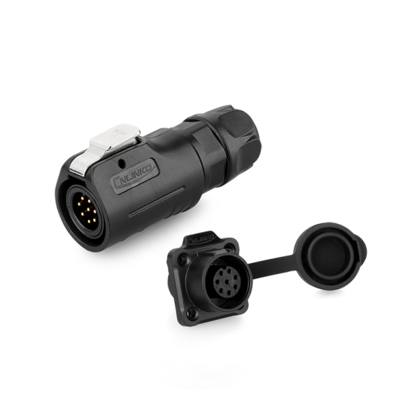 Four hole Female socket CNLINKO LP-12-J08SX-02-401