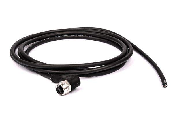 BINDER Socket Circular M12 4p with Cable 2m 79-3434-33-04