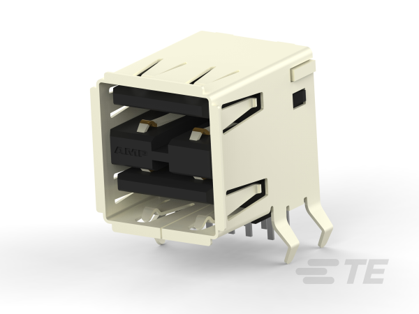 TE CONNECTIVITY Socket Square USB_A 8p THT 5787617-1