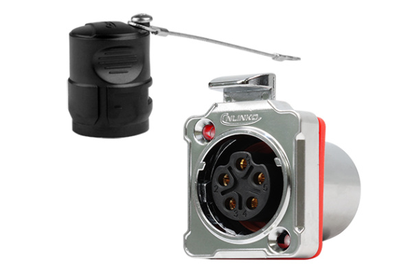 Two Hole Metal Female Socket CNLINKO BD-24-J05SX-03-202A