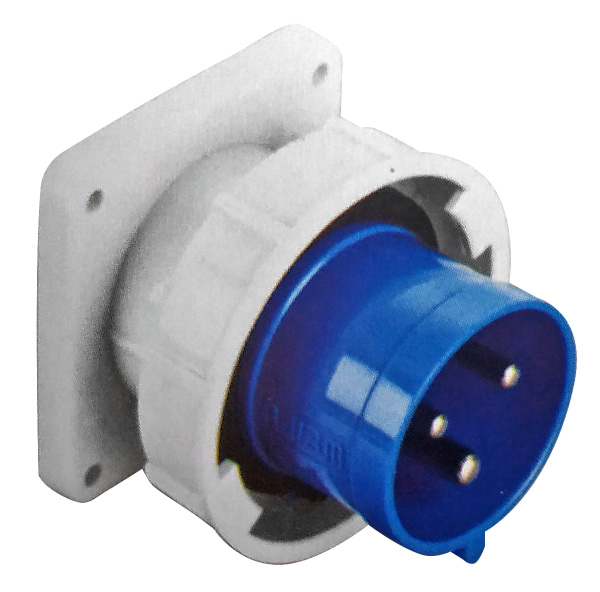 Розетка стационарная Weipu TYP831 16А-6ч/230В 2P+PE IP67