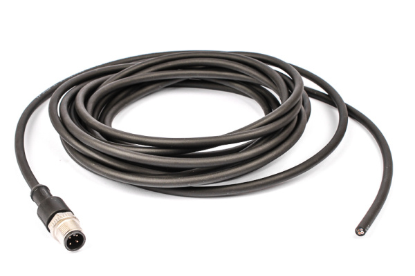 BINDER Plug Circular M12 4p with Cable 5m 79-3429-37-04