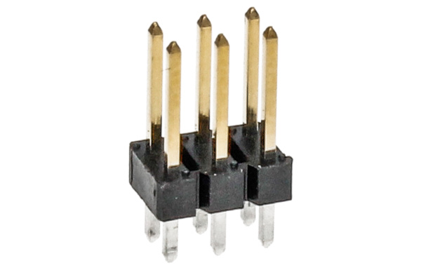 AMPHENOL ICC Plug Square BergStik 6p THT 77313-124-06LF