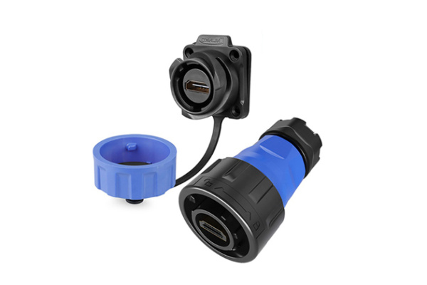 HDMI2.0 Four Holes Flange Set CNLINKO YM-24-J/HDMI2/213/SX-42-401 / YM24-HDMI-MP-MP-1M-001
