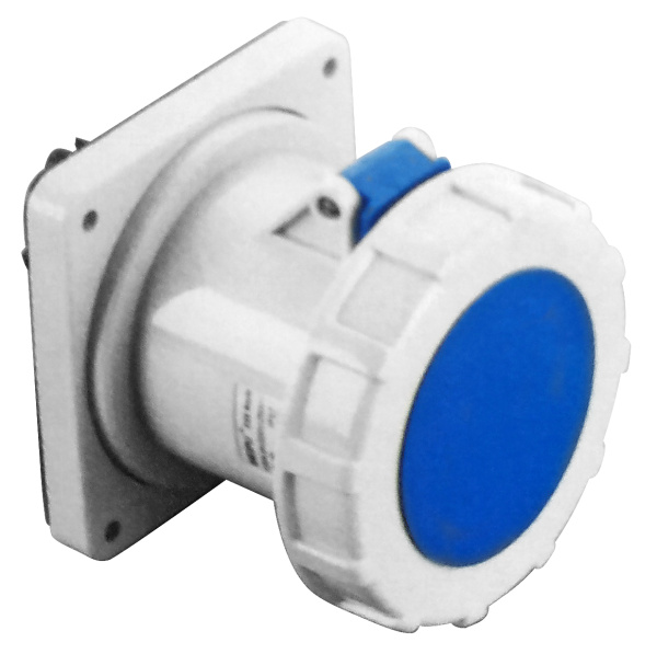 Розетка панельная 2P+PE 110В~ 125А IP67 TYP52024