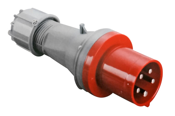 Вилка кабельная Weipu TYP6412 63А-2ч/50В 2P+PE IP44
